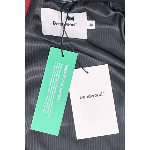 Free People x Deadwood Diana Wool & Leather Varsity Jacket $399 Sz 36 - Picture 12 of 15